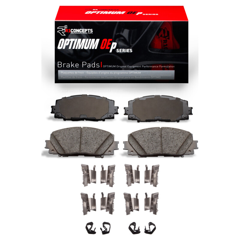 Toyota Yaris Brake Pads - Front - R1 Concepts - Optimum OE - `06-`18